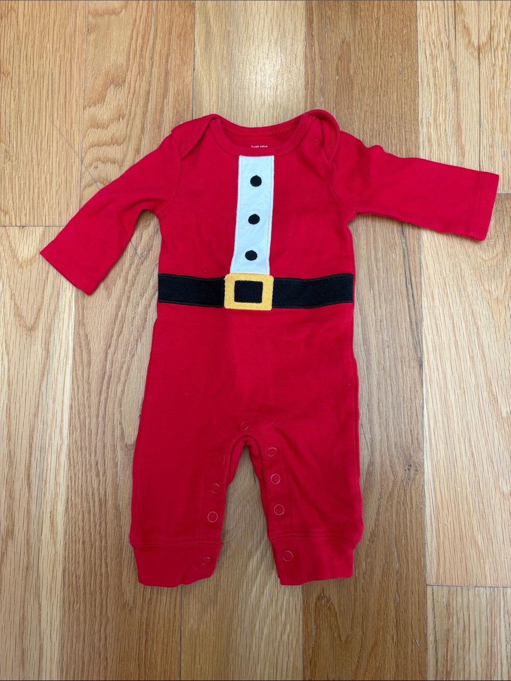 Carters Red Santa-Style Baby One-Piece Romper